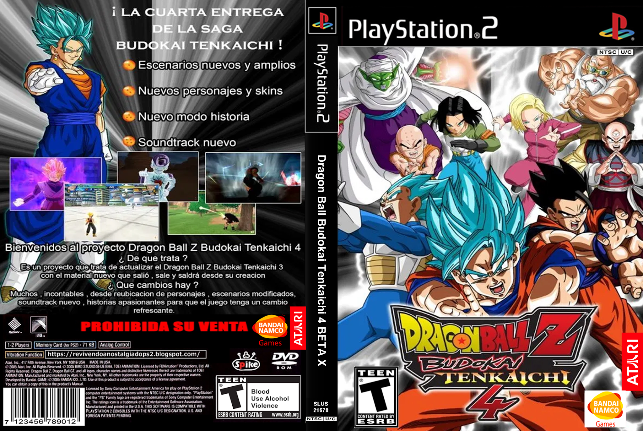 Meu PS2 Nostalgia: Dragon Ball Z TKC3 Merry Christmas DVD ISO PS2