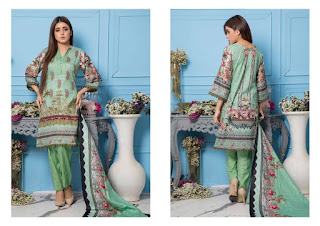 Original lawn Pakistani Suits | ZS textile Sahil lawn 2