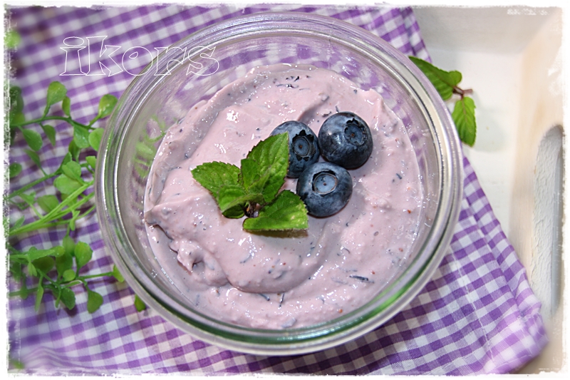 Kochen....meine Leidenschaft : Blaubeer Quark Dessert