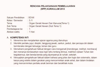 Rpp Kuriklum 2013 Kelas 5 Tema 1 Subtema 1 Sekolahdasar Net