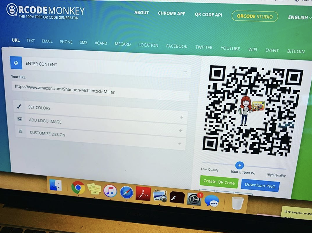 The Library Voice: QRCodeMonkey Creates The Coolest QR Codes!