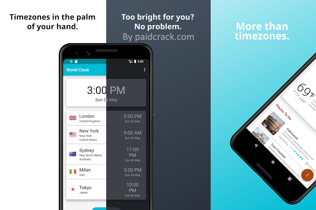 World Clock Pro Apk - Timezones and City Infos 1.6.0 World Clock Pro Apk - Timezones and City Infos 1.6.0