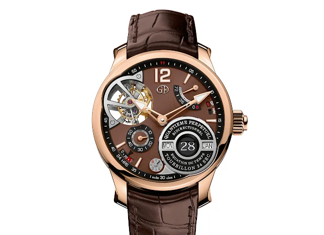 Greubel Forsey Equation of Time with chocolate dial