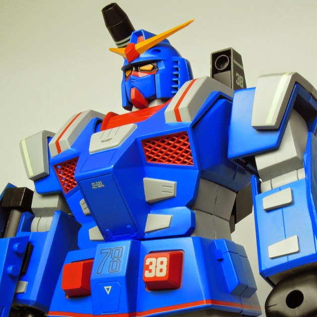 ガンプラ（旧キット）2672 旧キット MSV 1/60 フルアーマーガンダム（狂四郎カラー風）