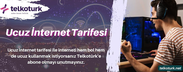 Ucuz İnternet Tarifesi - Telkotürk