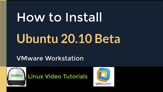 How to Install Ubuntu 20.10 Beta + VMware Tools on VMware Workstation