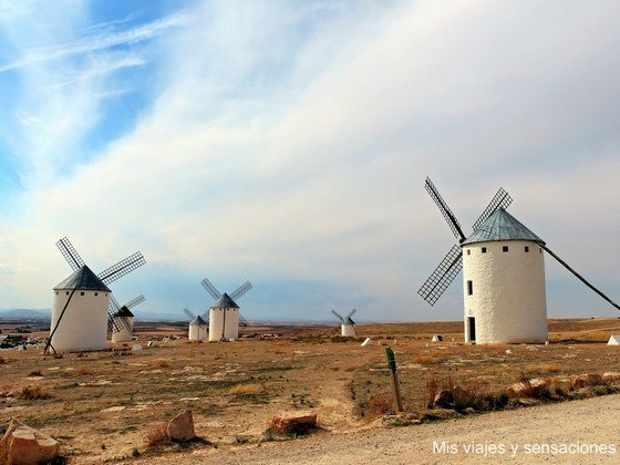 Ruta de los Molinos de viento, Campo de Criptana, Castilla la Mancha, Ciudad Real