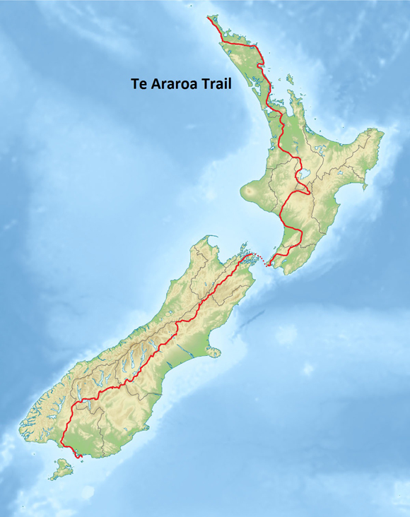 Te Araroa Trail Map