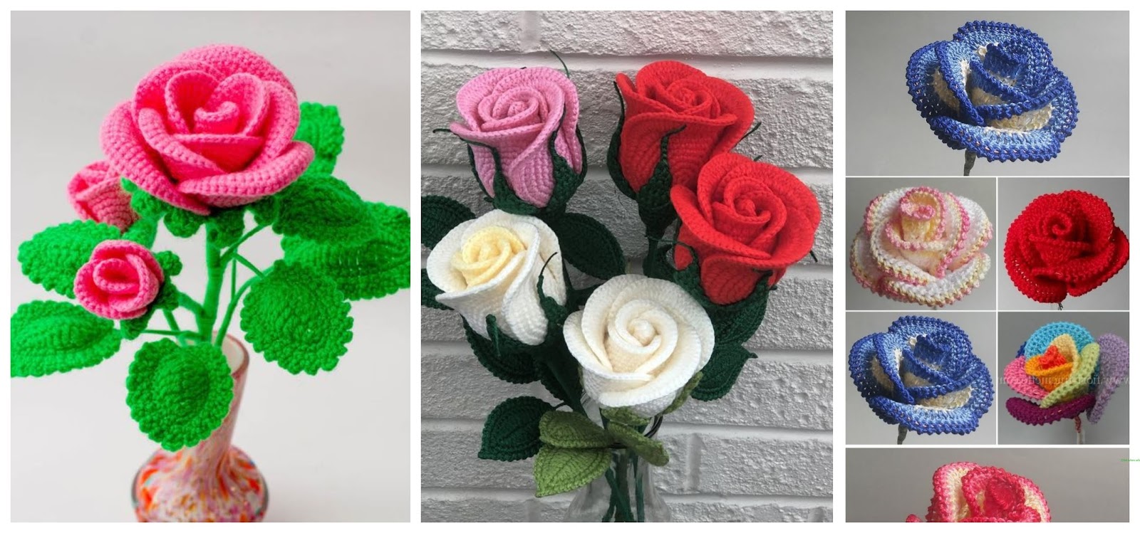 Te enseñamos cómo hacer hermosas rosas eternas tejidas a crochet