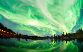 Aurora Boreal Paisagem natural do Alasca - Aurora Boreal