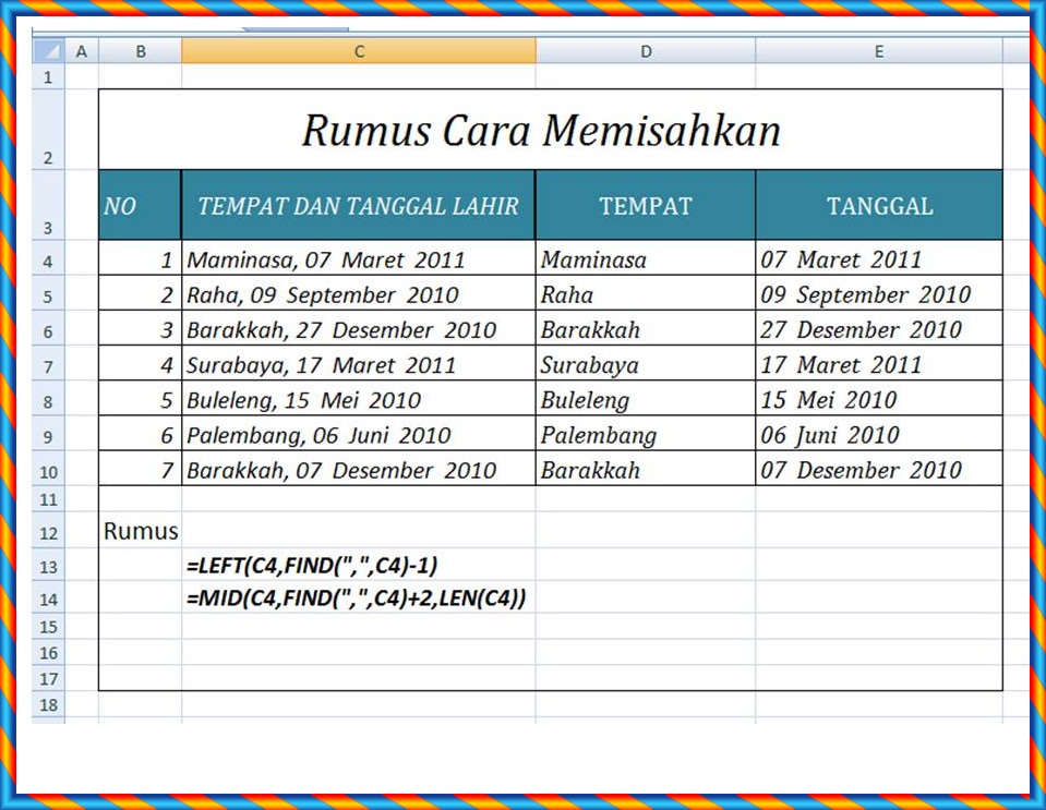 BELAJAR VBA EXCEL Cara Mudah Memisahkan dan menggabungkan BELAJAR VBA EXCEL Cara Mudah Memisahkan dan menggabungkan