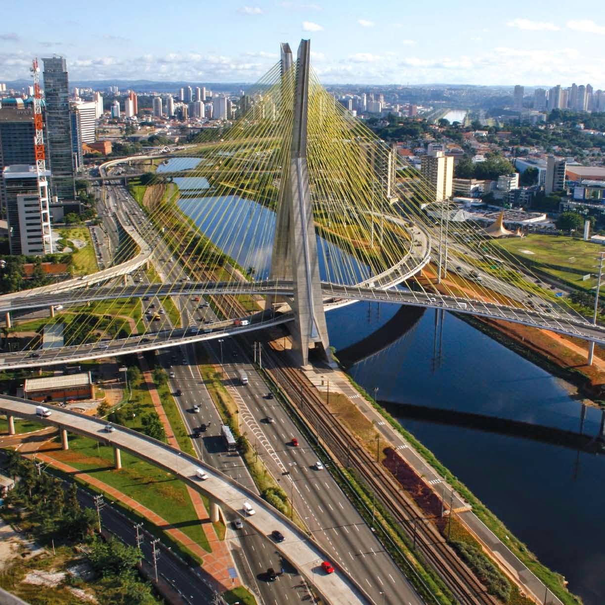 As mais belas cidades do Brasil Ponte Estaiada As mais belas cidades do Brasil Ponte Estaiada