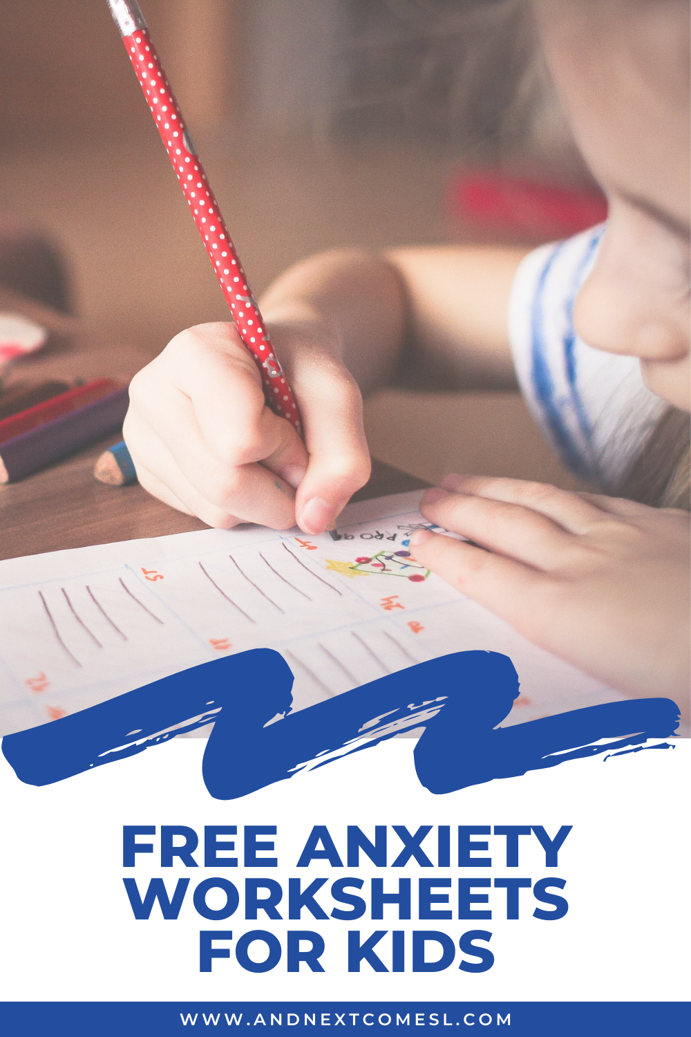 Free printable worry worksheets and anxiety worksheets for kids