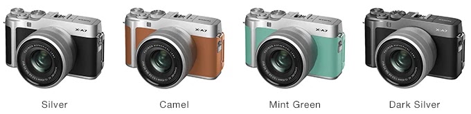 Fujifilm X-A7 Colors Fujifilm X-A7 Colors