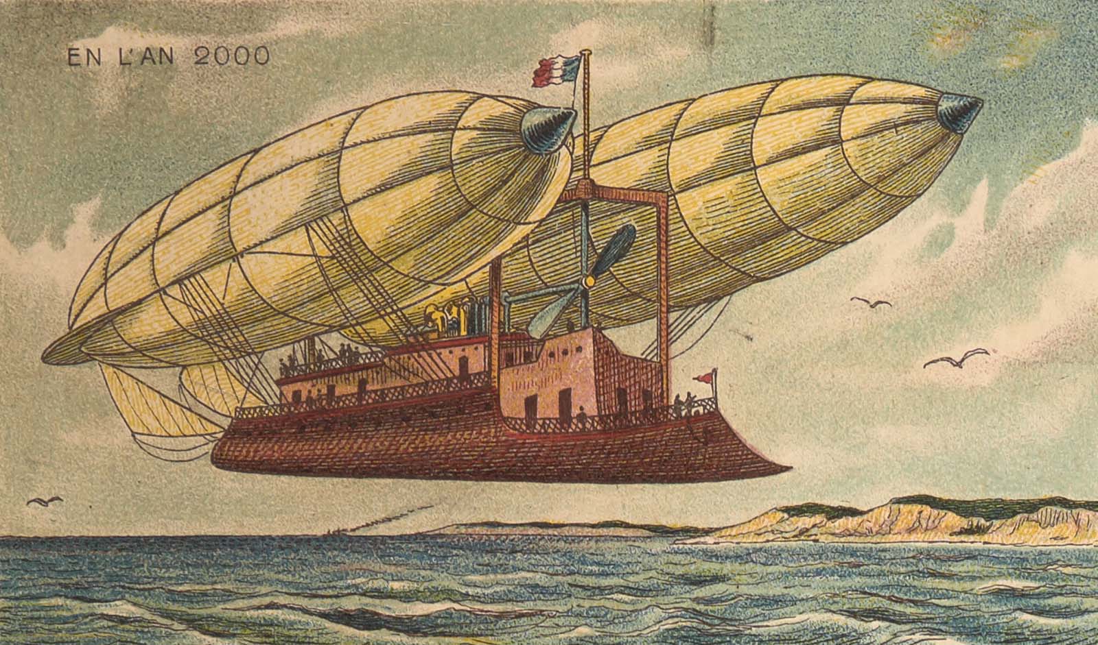 The 19th-century postcards of Jean-Marc Côté that predicted the world in the Year 2000