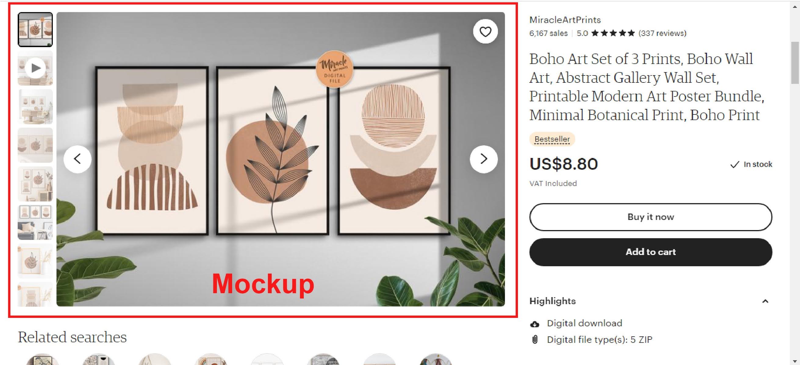 Menghasilkan Uang dari Internet dengan Berjualan Digital Downloads di Etsy