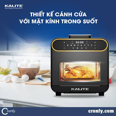 Kalite Steam Pro Cửa kính 2 lớp thuận tiện quan sát đồ ăn