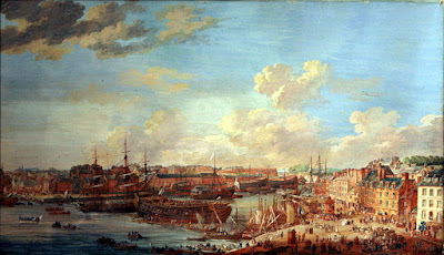 Brest est représenté en peinture comme un port très actif