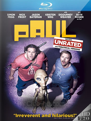 Paul (2011) UNRATED 720p BDRip Dual Latino-Inglés [Subt. Esp] (Comedia)