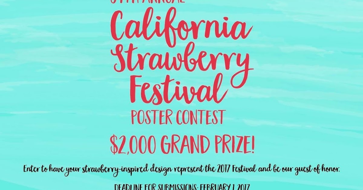 Within My Means California Strawberry Festival Poster Competition
