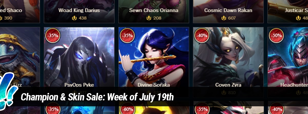 Champion and skin sale: 03.04 - 03.07 :: League of Legends (LoL) Forum on  MOBAFire