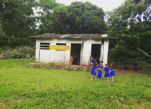 escola localizada no município de Viseu, no nordeste paraense. Foto: Ana Leite