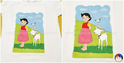 Customizar camiseta pintura textil paso 5