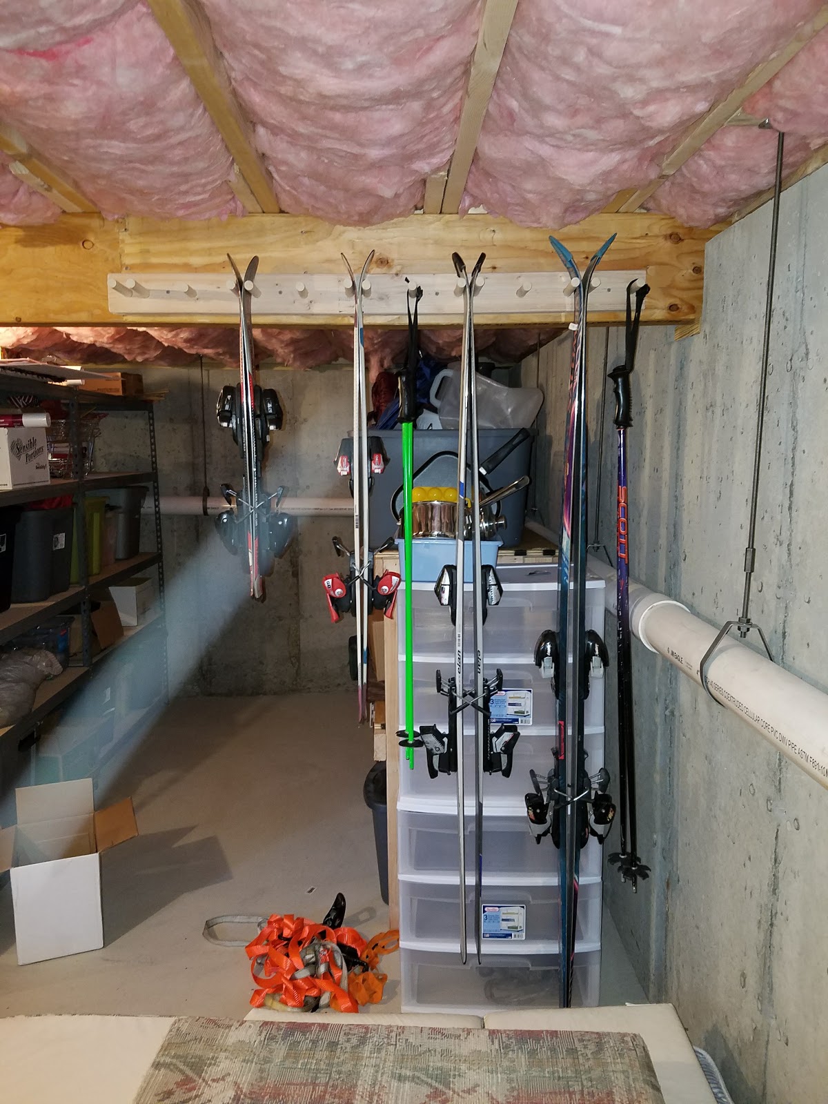 Build your own Ski Storage Rack