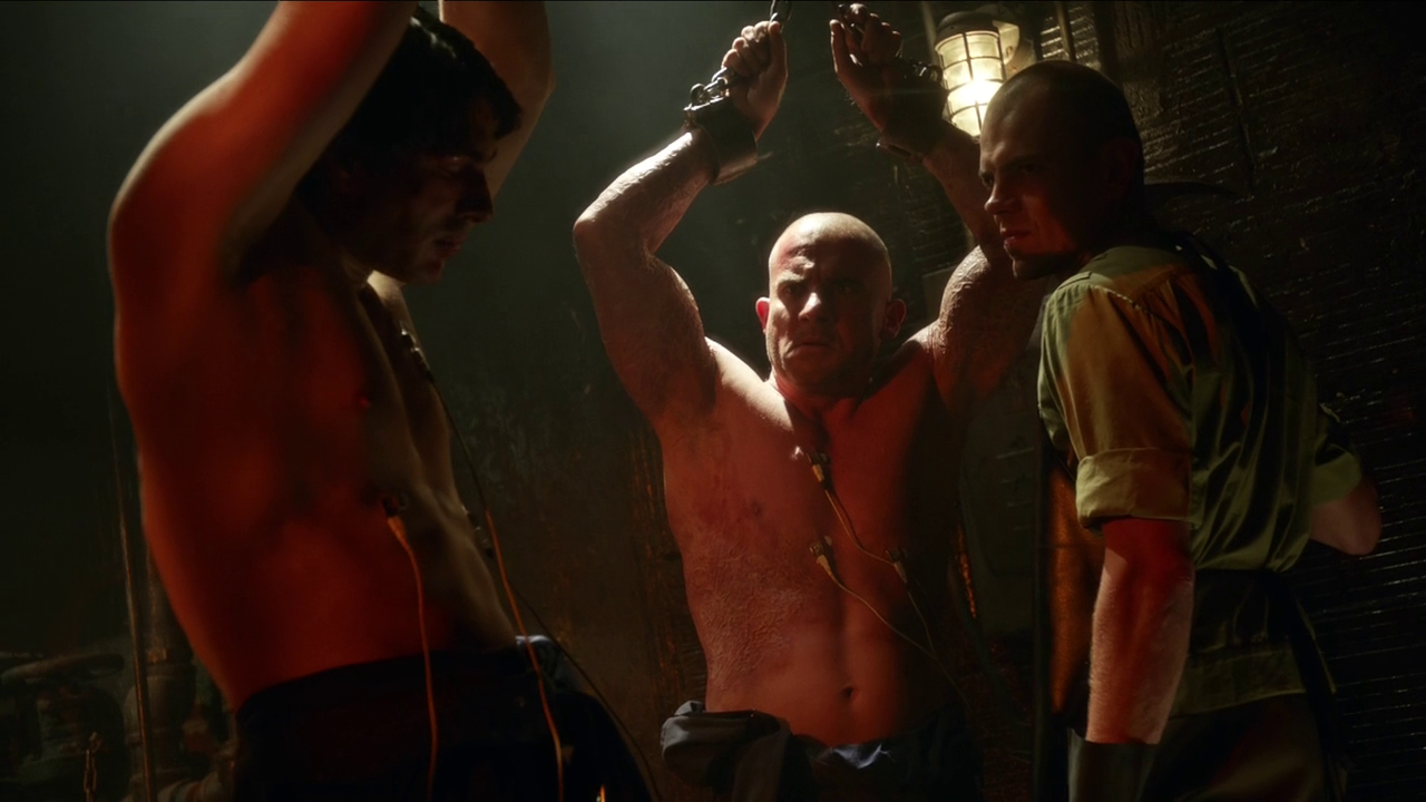 Brandon Routh & Dominic Purcell Shirtless.