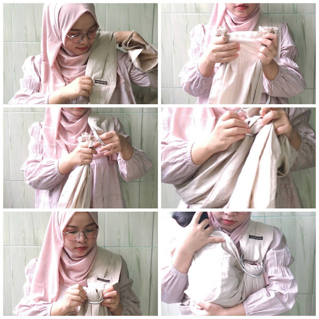 tutorial gendongan ring sling