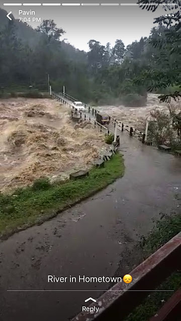 Flooding River and Bridge, Kerala Flood snaps