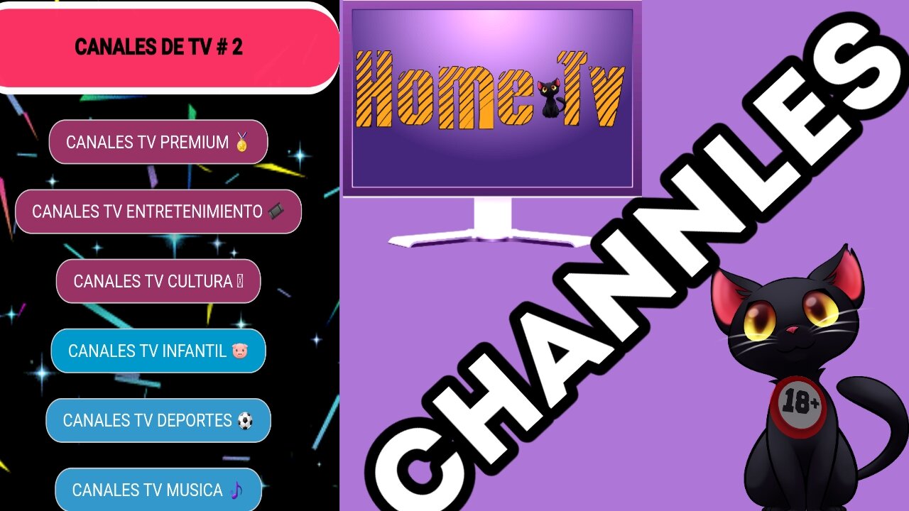 لاتيني صغير لمشاهدة قنوات امريكية وسبانية لاتينية مجانا/home-tv