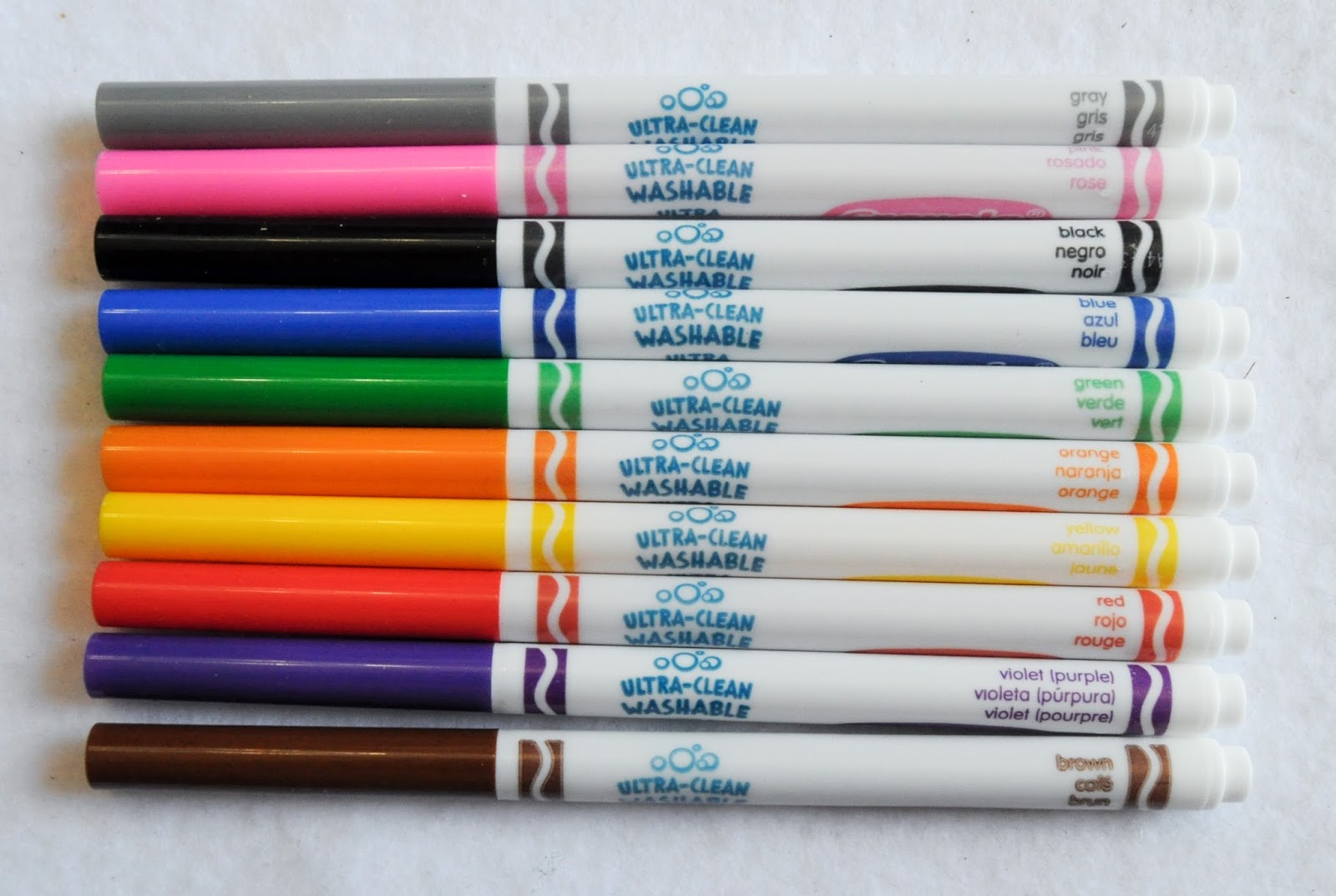 Crayola UltraClean Washable Fine Tip Markers What's Inside the Box