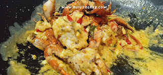 Resepi Ketam Mentega Telur Masin Yang Senang, Mudah & Sedap | Butter Salted Egg Crab As Simple As 1,2,3