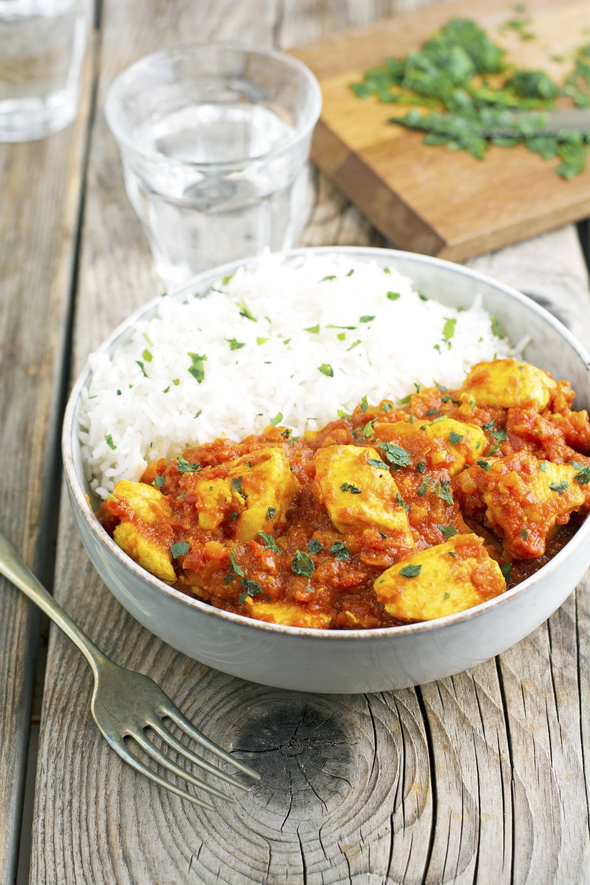 Easy Tomato Chicken Curry