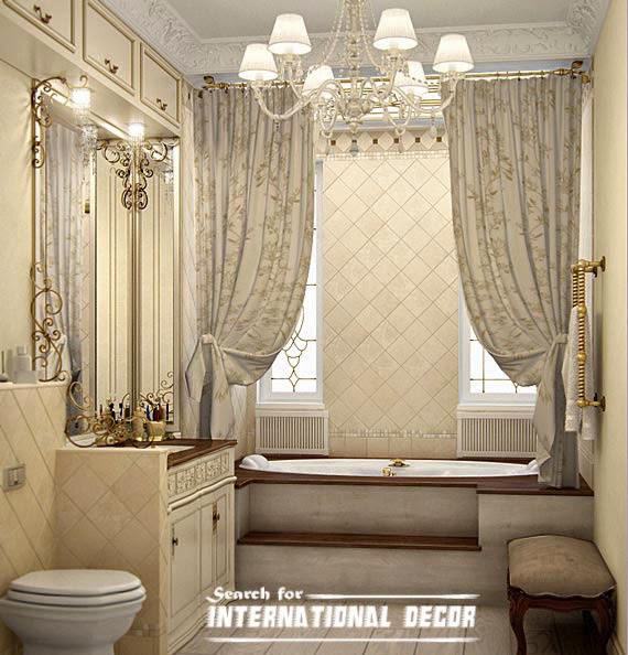 Classic Bathroom Designs Shower Curtain