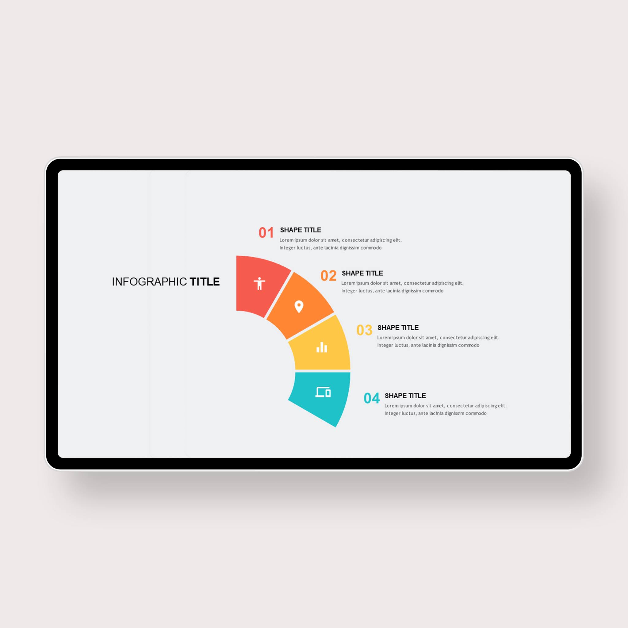 free download template expand arc powerpoint templates unduh presentasi ppt