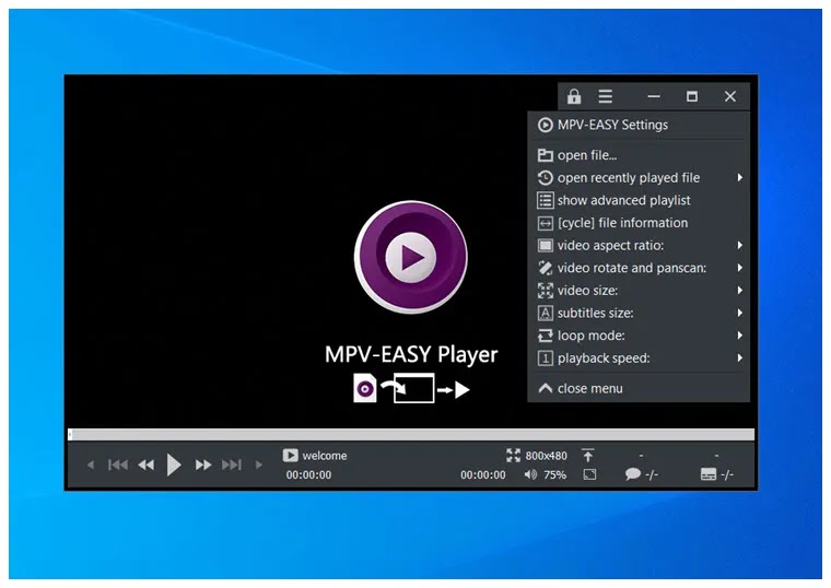 MPVEASY Player Δωρεάν πρόγραμμα αναπαραγωγής βίντεο Τα καλύτερα