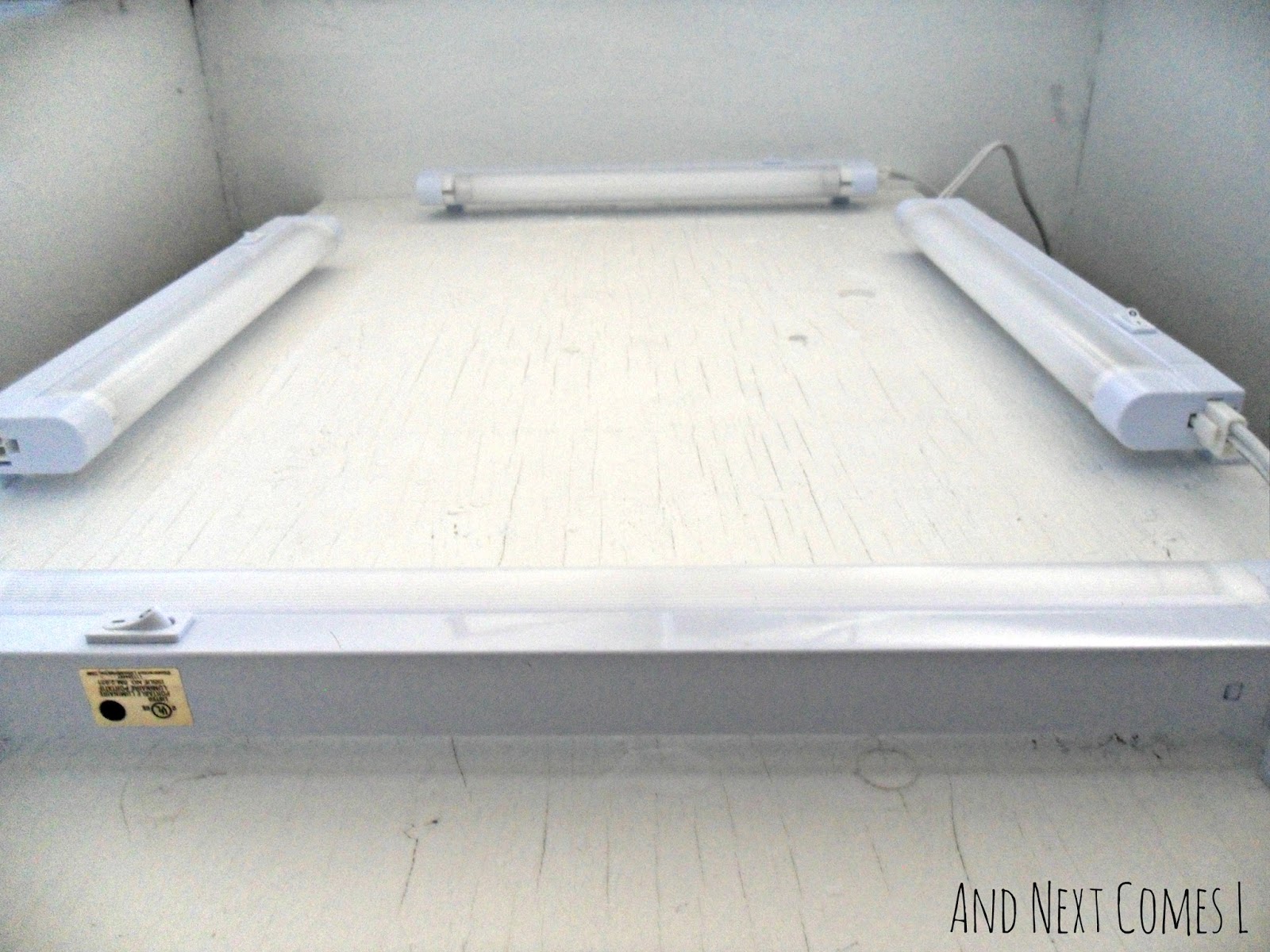DIY Light Table Tutorial | And Next Comes L - Hyperlexia Resources