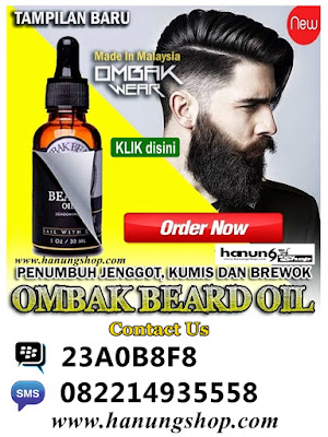 Ombak Beard Oil Penumbuh Jenggot, Kumis dan Brewok Original 100% Ampuh