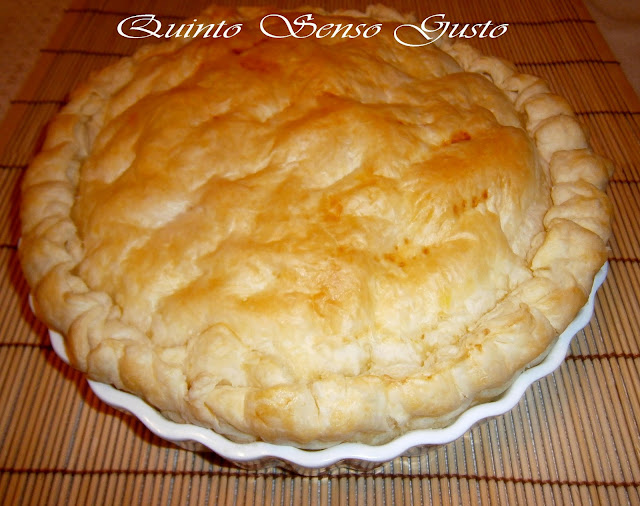 torta rustica con asparagi ricotta e salamino