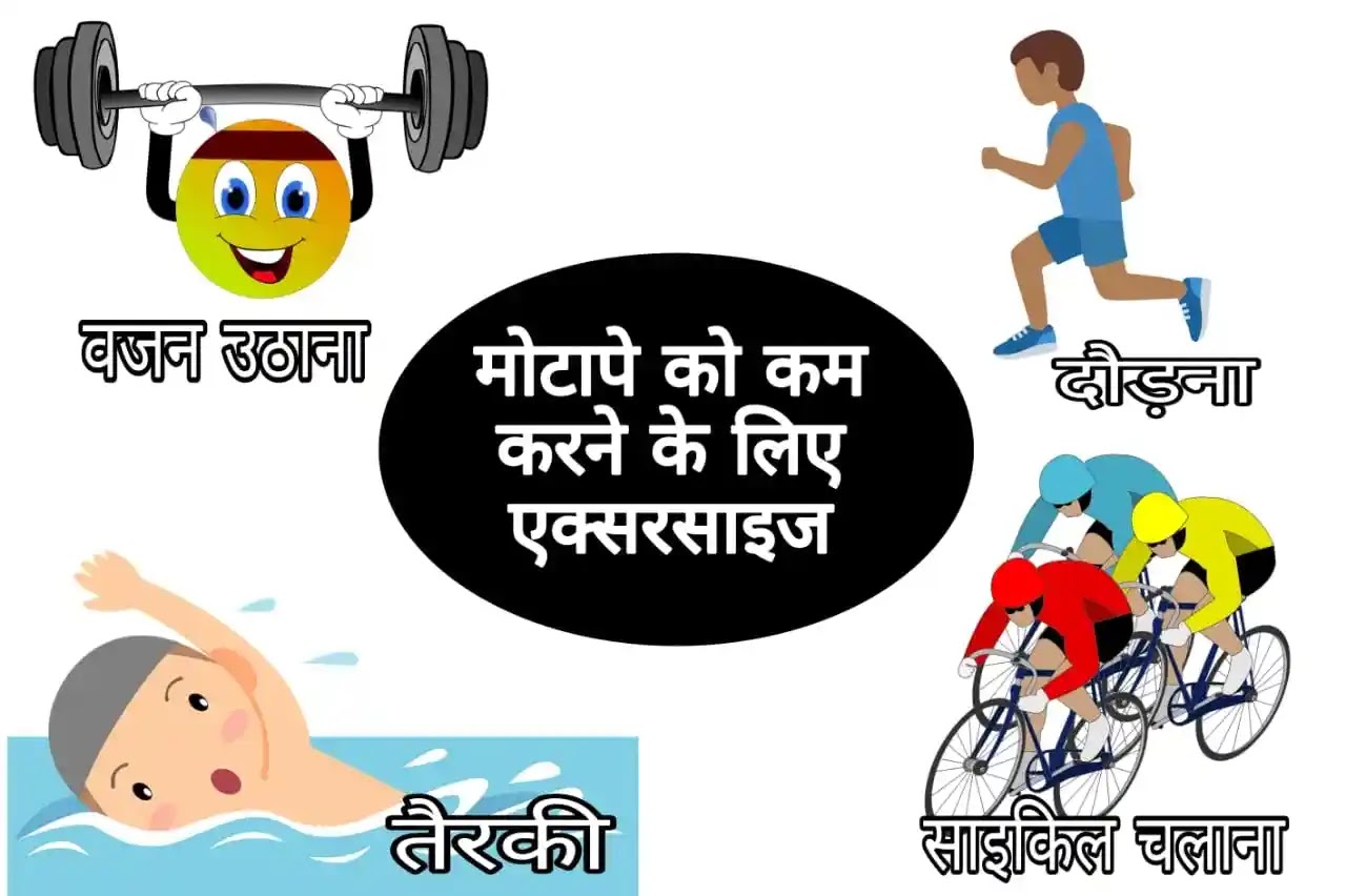मोटापा क्या है? और मोटापा कम करने के उपाय मोटापा (Motapa) कम करने के लिए एक्सरसाइज