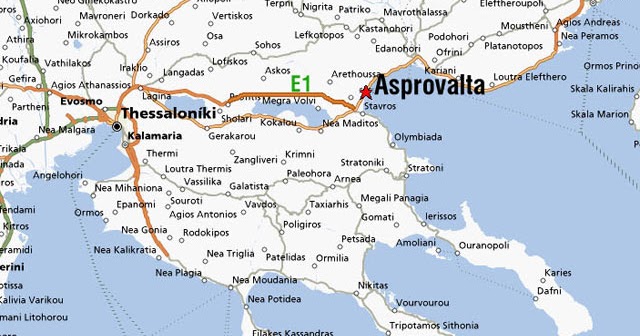 Asprovalta House: Map of Asprovalta - Greece Asprovalta House: Map of Asprovalta - Greece