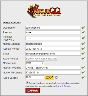 Daftar JurusQQ Daftar JurusQQ