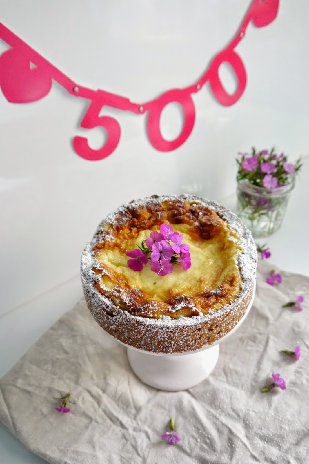 Käsekuchen mit einem Mandelmürbeteig | Sweet Bobos