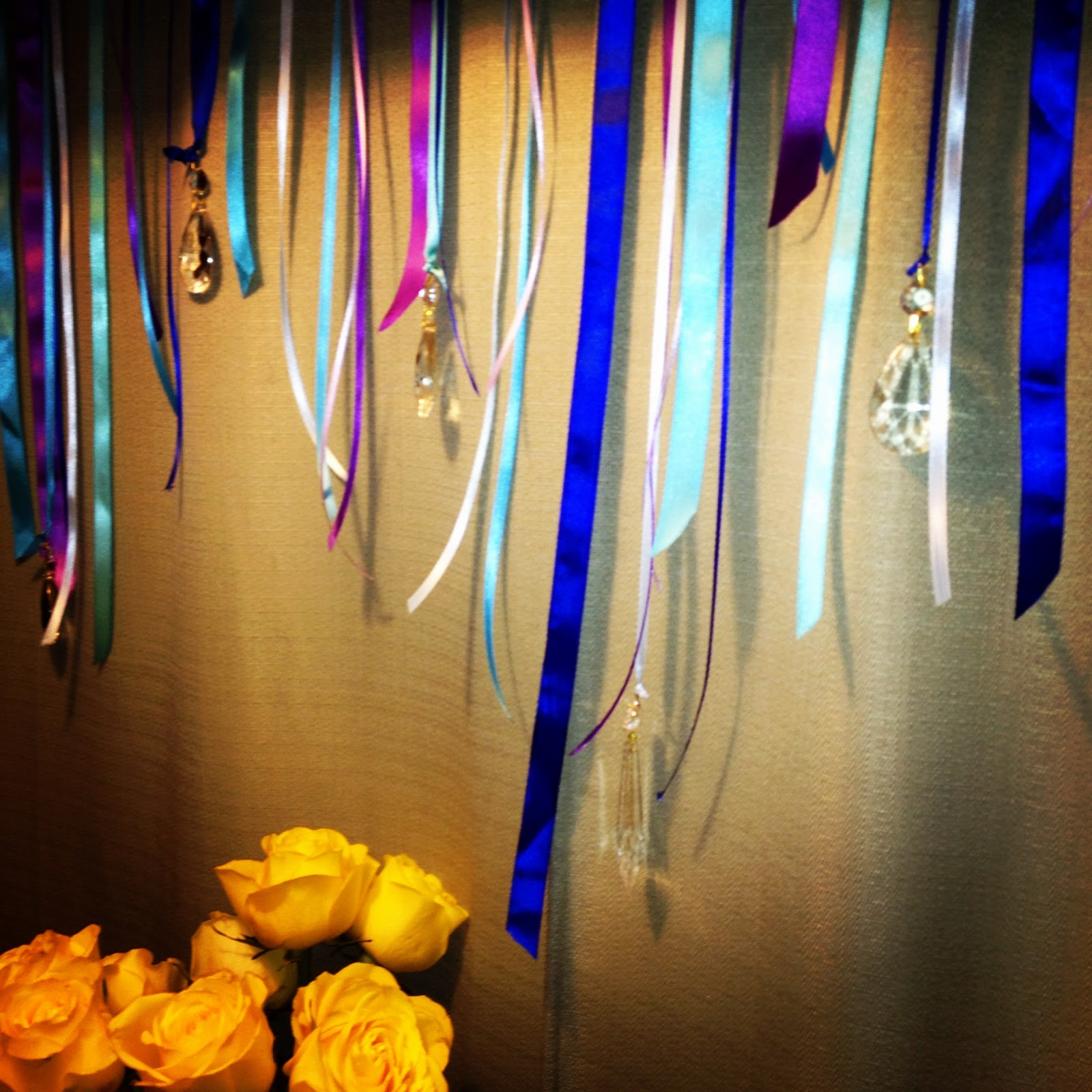 (Mine Hanging over my Kitchen Window!) (Close up of the Sparkly Prisms!)