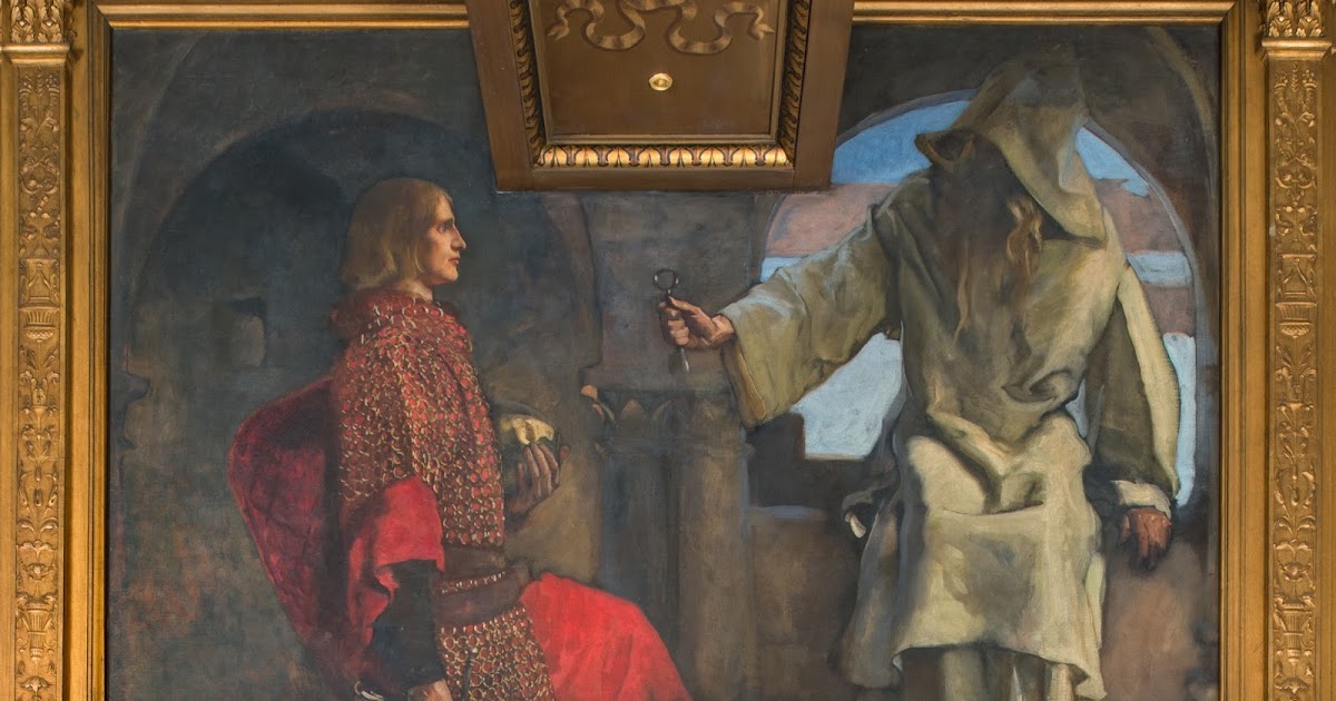 Edwin Austin Abbey The Quest for the Holy Grail, Part 8 Sir Galahad