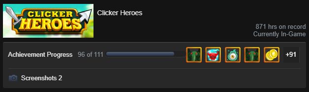 Clicker Heroes hz到達 As振りと実績を軽く紹介してみる Okuhira06