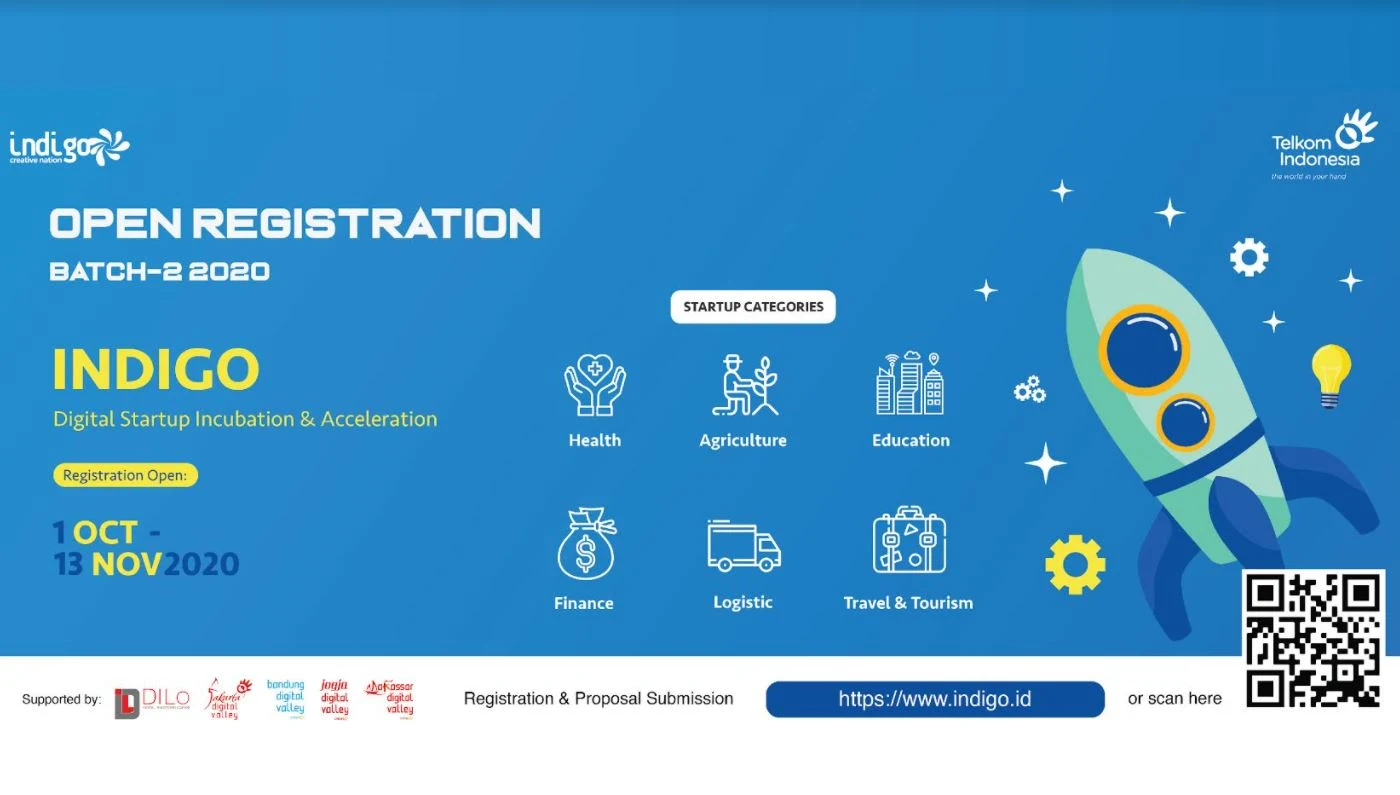 Gelar Akselerasi Indigo Batch 2 - 2020, Telkom Siapkan Pendanaan Hingga Rp 2 Miliar Per Startup