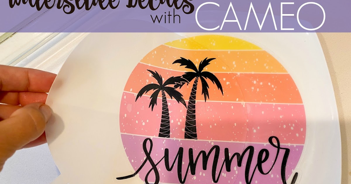 How to Make a Waterslide Decal with Silhouette for Beginners